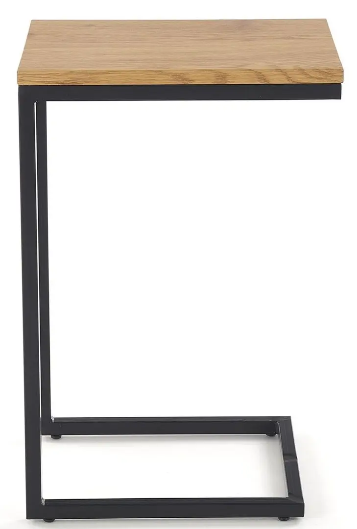 Masa pentru reviste Halmar Nisa (Golden Oak/Black)