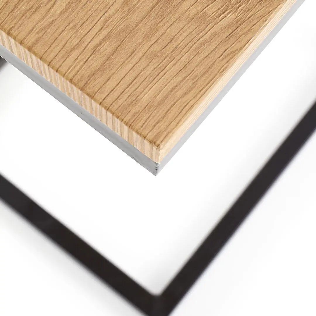 Masa pentru reviste Halmar Nisa (Golden Oak/Black)