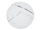 Masa pentru reviste Halmar Nubira (White Marble/Black)