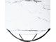 Masa pentru reviste Halmar Nubira (White Marble/Black)