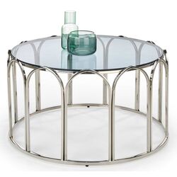 Masa pentru reviste Halmar Olivia (Chrome/Smoked) Thumb