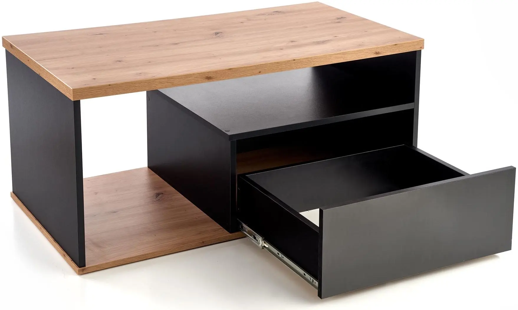 Masa pentru reviste Halmar Pantera (Wotan Oak/Black) - 2