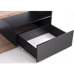 Masa pentru reviste Halmar Pantera (Wotan Oak/Black) Thumb