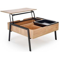 Masa pentru reviste Halmar Podium (Natural/Black) Thumb