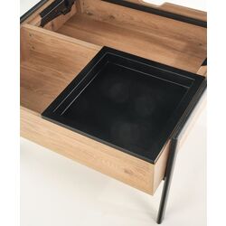 Masa pentru reviste Halmar Podium (Natural/Black) Thumb