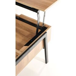 Masa pentru reviste Halmar Podium (Natural/Black) Thumb