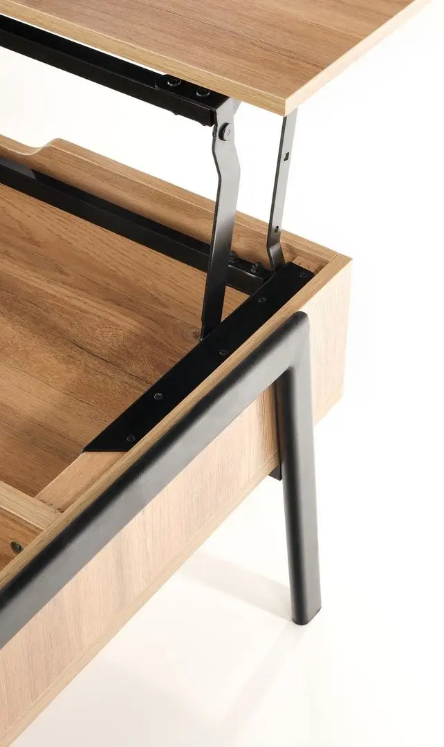 Masa pentru reviste Halmar Podium (Natural/Black)