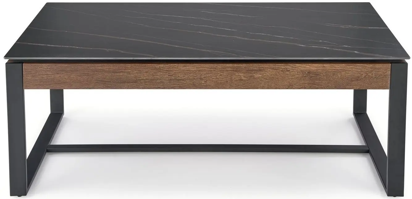 Журнальный столик Halmar Ramona (Black Marble/Walnut) - 3