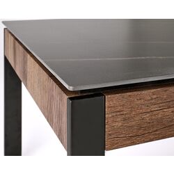 Журнальный столик Halmar Ramona (Black Marble/Walnut) Thumb