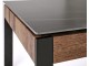 Masa pentru reviste Halmar Ramona (Black Marble/Walnut)