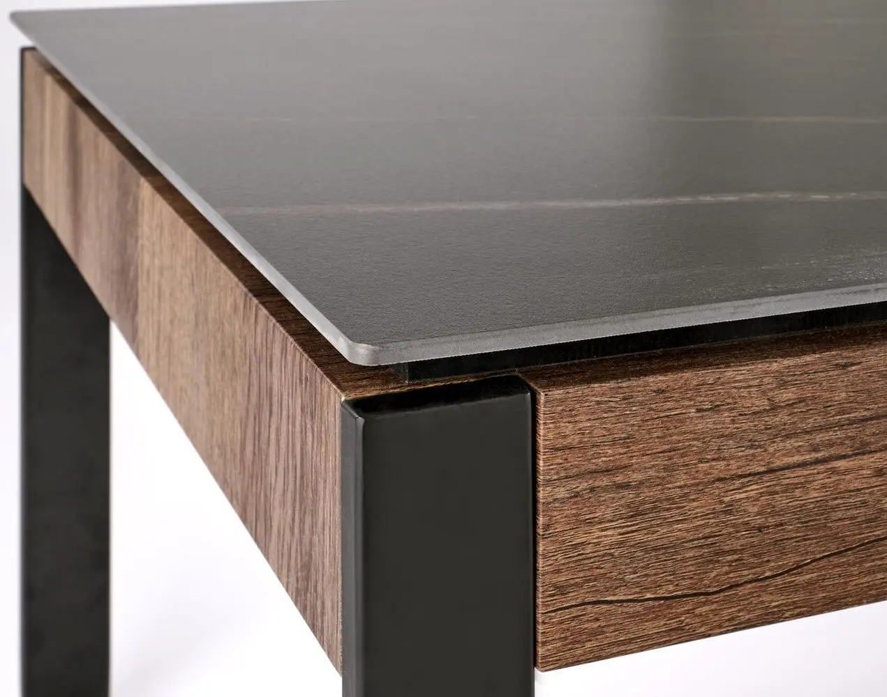 Журнальный столик Halmar Ramona (Black Marble/Walnut) - 6