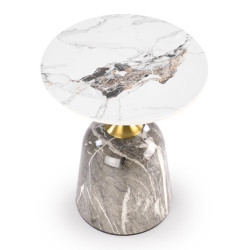 Masa pentru reviste Halmar Rosa (Marble/Gold) Thumb