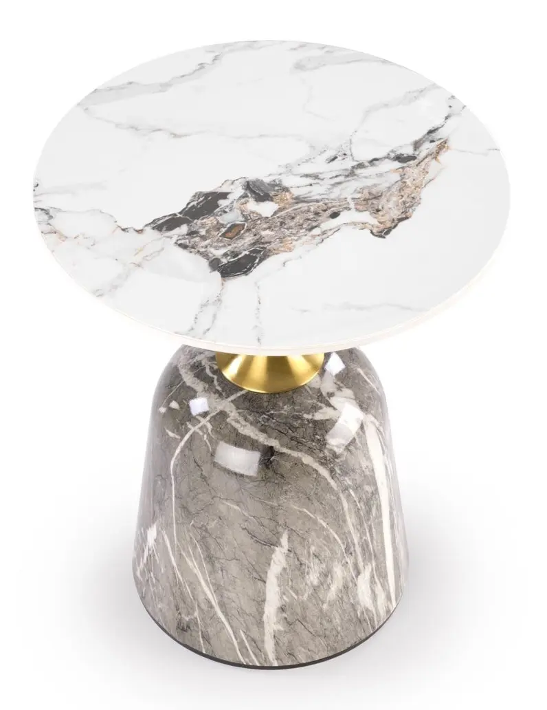 Masa pentru reviste Halmar Rosa (Marble/Gold)