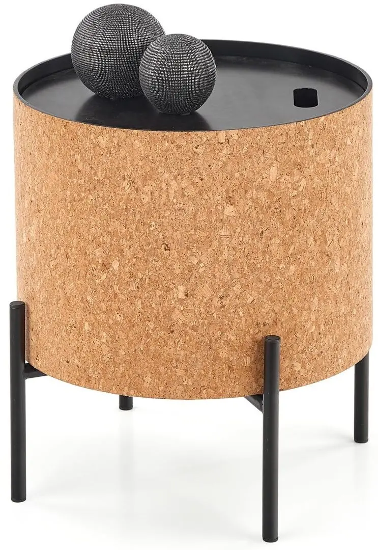 Masa pentru reviste Halmar Sasha (Natural/Black)