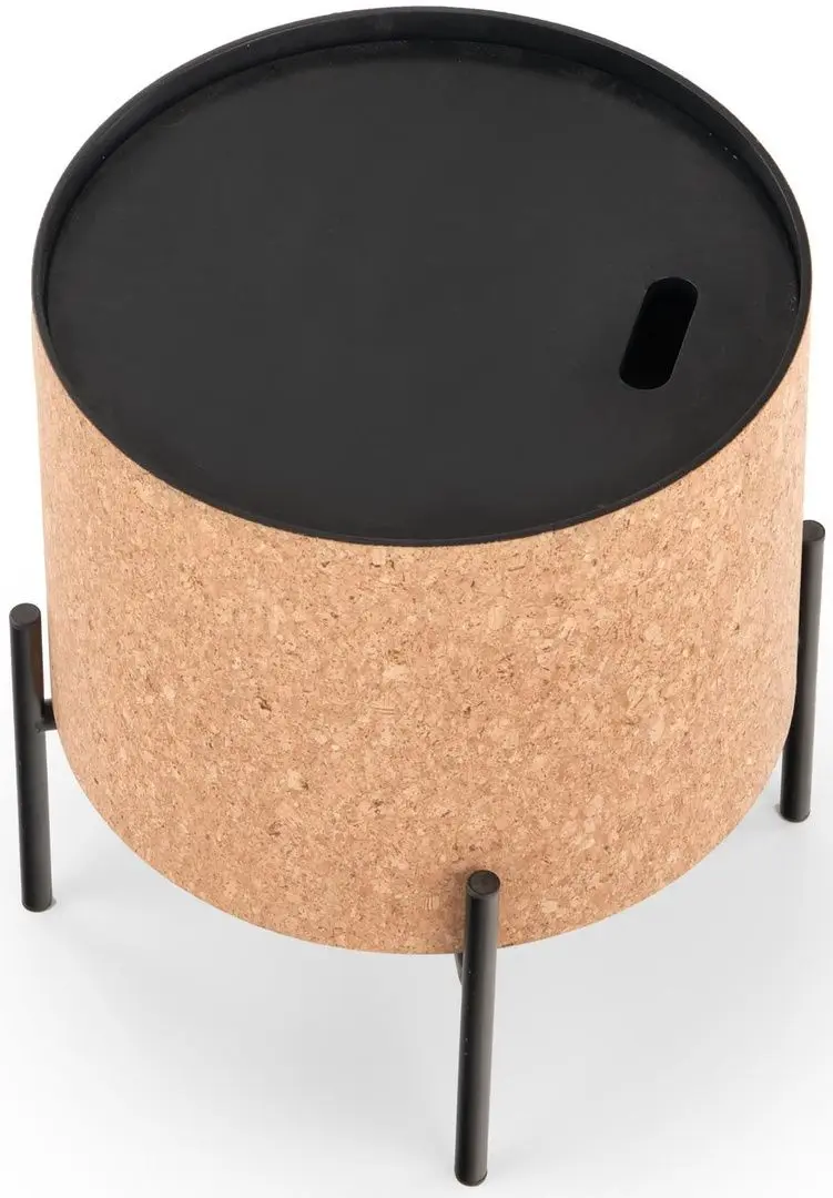 Masa pentru reviste Halmar Sasha (Natural/Black)