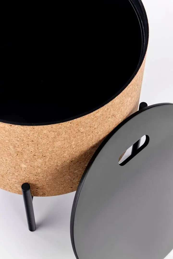 Masa pentru reviste Halmar Sasha (Natural/Black)