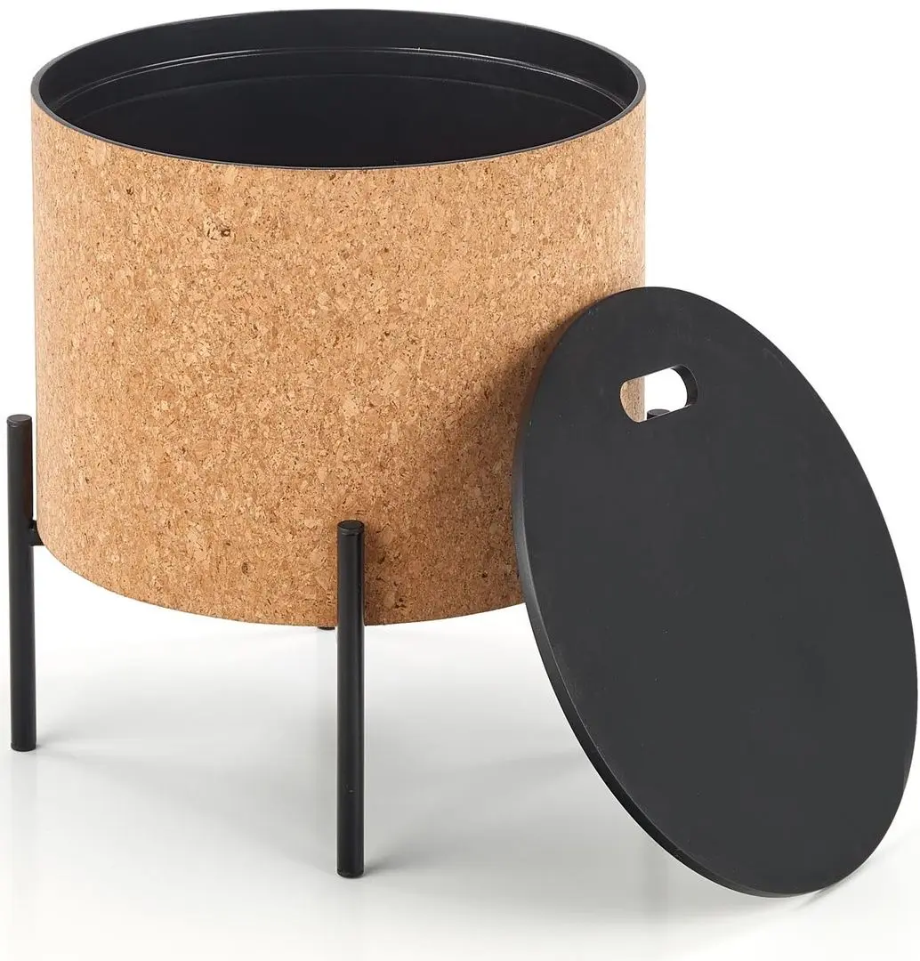 Masa pentru reviste Halmar Sasha (Natural/Black)