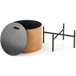 Masa pentru reviste Halmar Sasha (Natural/Black) Thumb