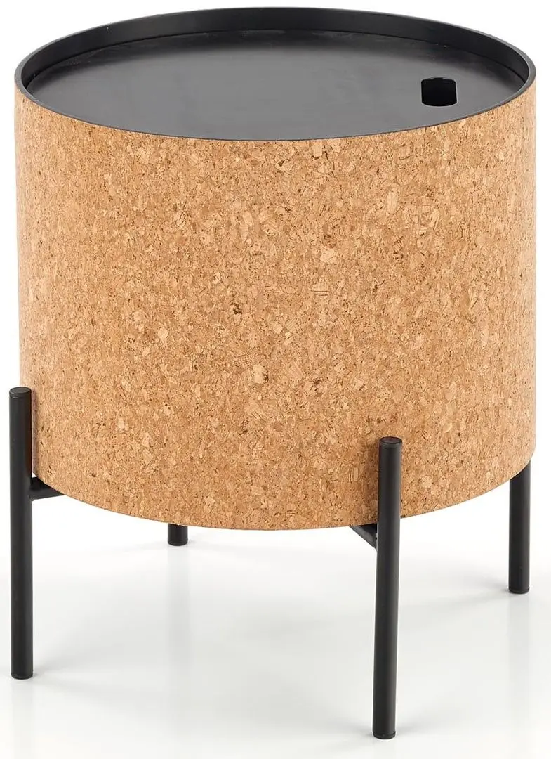 Masa pentru reviste Halmar Sasha (Natural/Black)