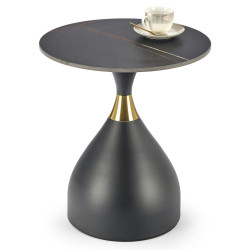 Журнальный столик Halmar Scalita (Black/Gold)