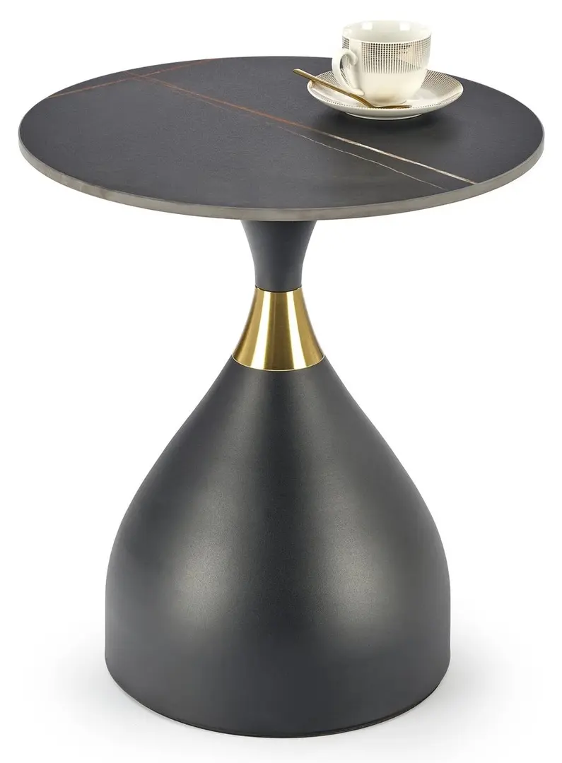 Журнальный столик Halmar Scalita (Black/Gold)