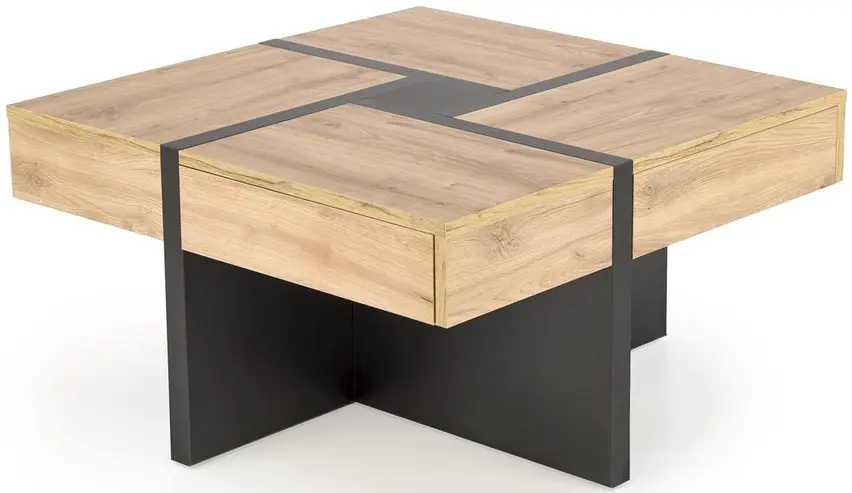 Журнальный столик Halmar Sevilla S (Craft Oak/Black) - 2