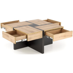 Журнальный столик Halmar Sevilla S (Craft Oak/Black) Thumb