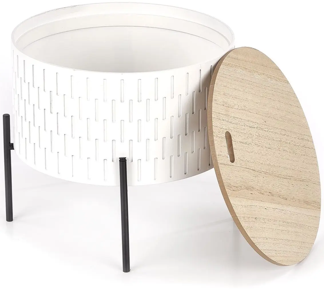 Журнальный столик Halmar Sintra (White/Black) - 3