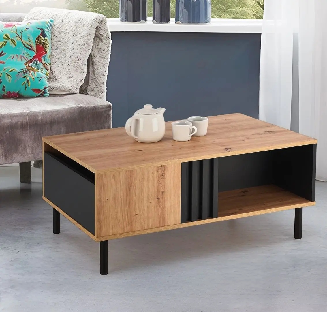 Журнальный столик Halmar Sonia (Artisan Oak/Black)