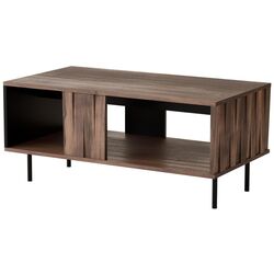 Журнальный столик Halmar Swing LAW-1 (Walnut/Black) Thumb