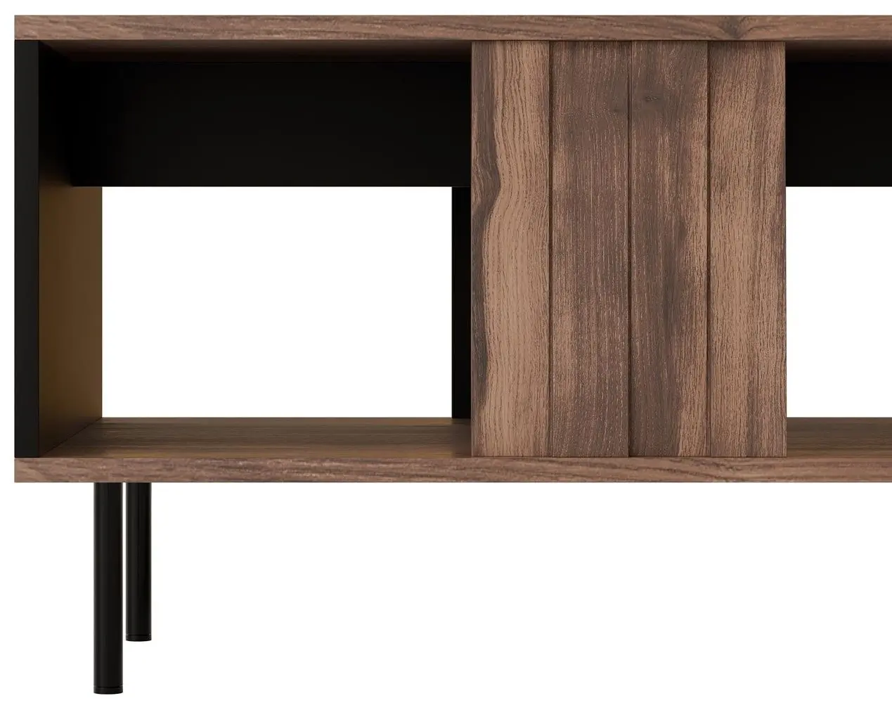 Журнальный столик Halmar Swing LAW-1 (Walnut/Black)