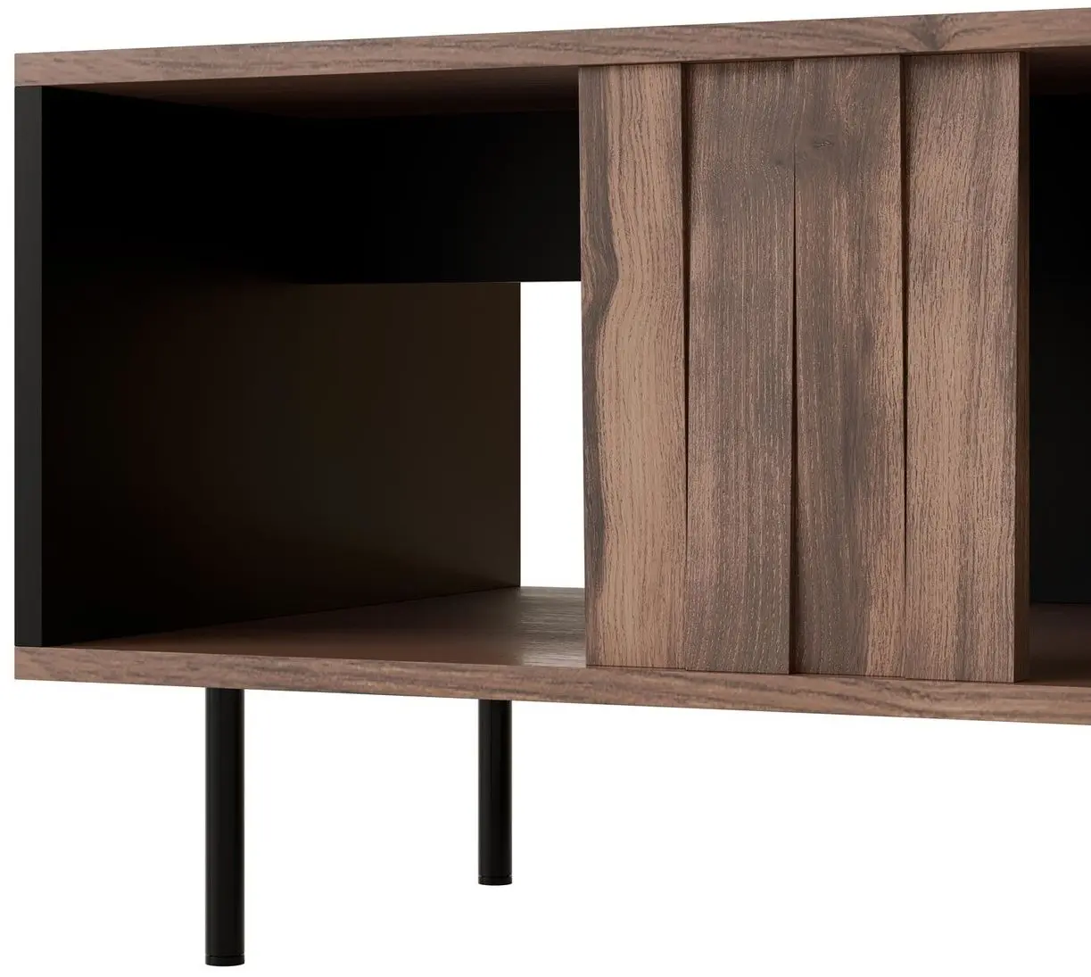 Журнальный столик Halmar Swing LAW-1 (Walnut/Black)