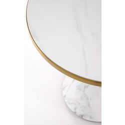 Masa pentru reviste Halmar Talbi (White Marble/White/Gold) Thumb