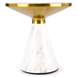 Masa pentru reviste Halmar Talbi (White Marble/White/Gold) Thumb