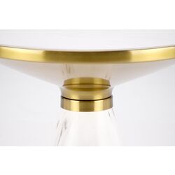Masa pentru reviste Halmar Talbi (White Marble/White/Gold) Thumb