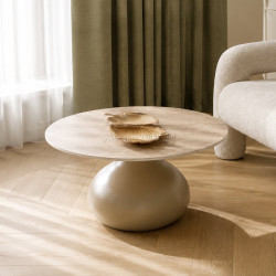 Masuta cafea Halmar Timor 2 (Travertine/Cashmere)