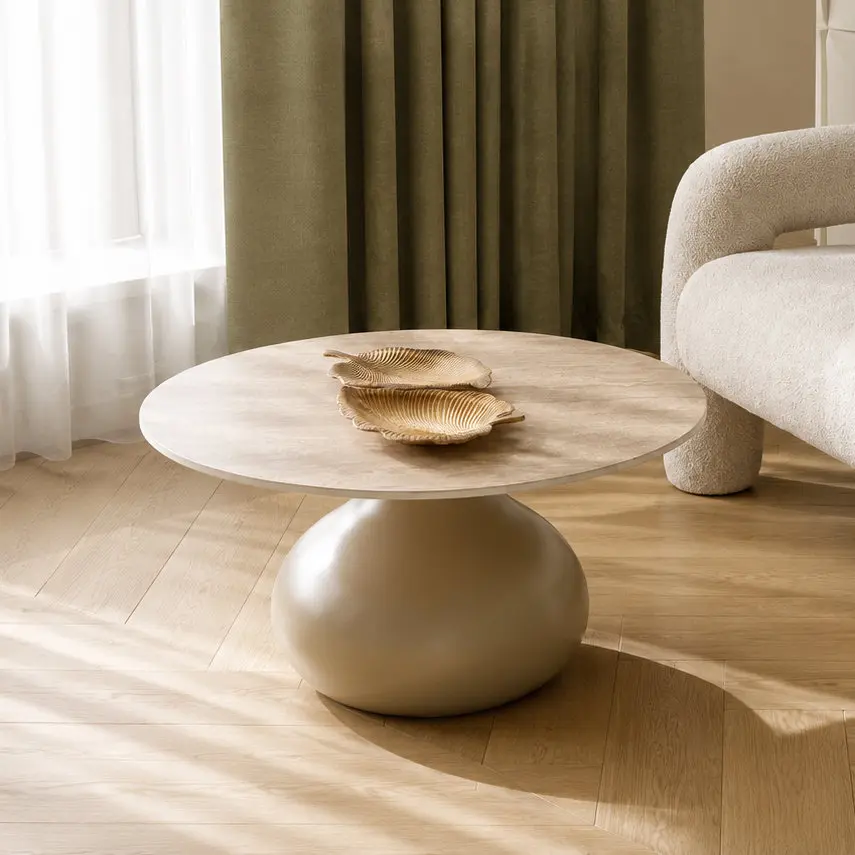 Masuta cafea Halmar Timor 2 (Travertine/Cashmere)