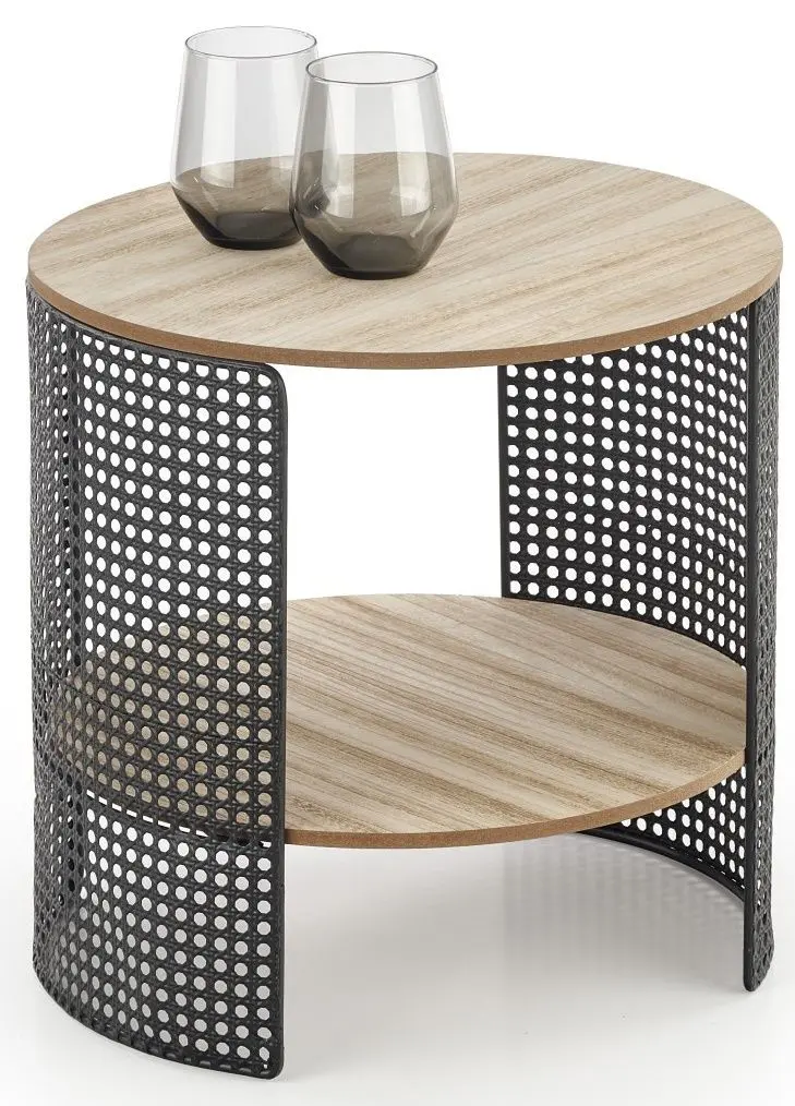 Masa pentru reviste Halmar Trafica (Natural/Black)