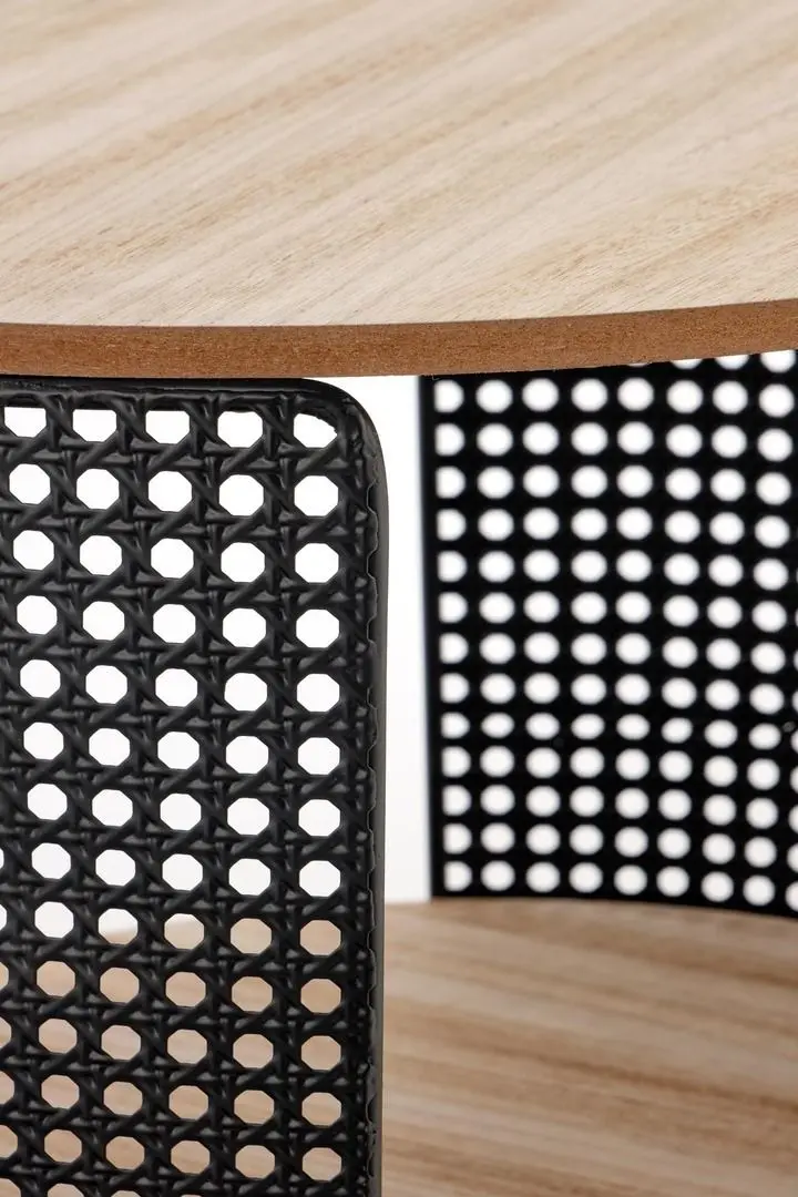 Masa pentru reviste Halmar Trafica (Natural/Black)