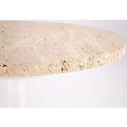 Masa pentru reviste Halmar Traverso 35x56 (Travertine/White) Thumb