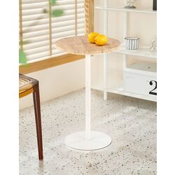 Masa pentru reviste Halmar Traverso 35x56 (Travertine/White)