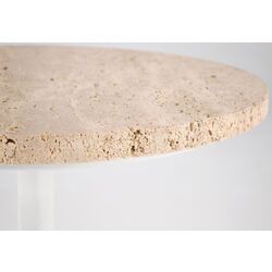 Masa pentru reviste Halmar Traverso 40x45 (Travertine/White) Thumb