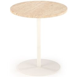 Masa pentru reviste Halmar Traverso 40x45 (Travertine/White) Thumb