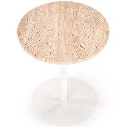 Masa pentru reviste Halmar Traverso 40x45 (Travertine/White) Thumb