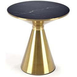 Masa pentru reviste Halmar Tribeca (Black Marble/Gold) Thumb