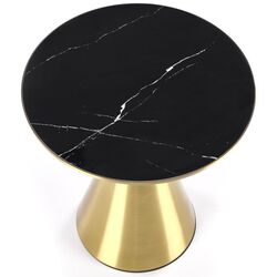 Masa pentru reviste Halmar Tribeca (Black Marble/Gold) Thumb