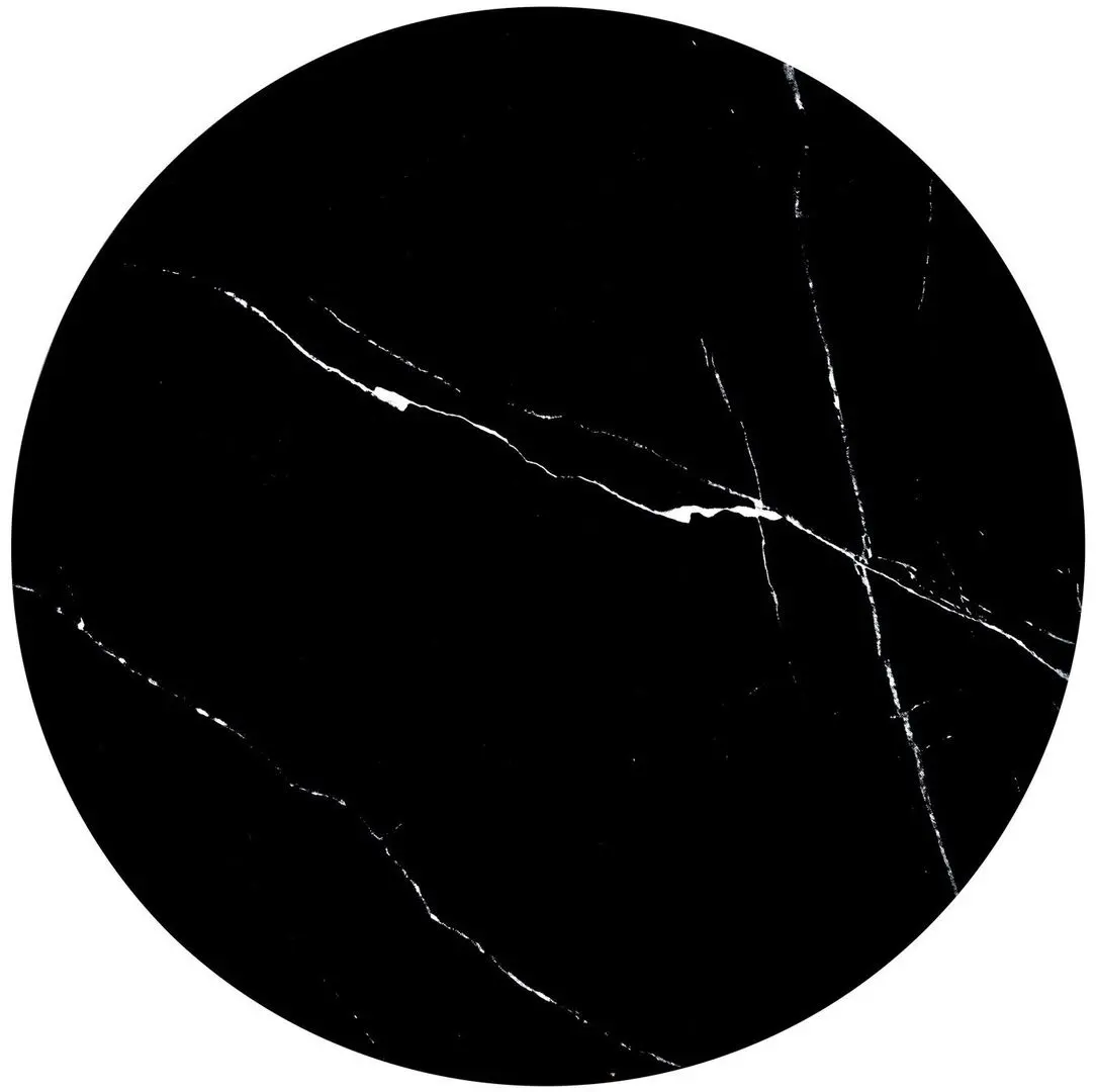 Masa pentru reviste Halmar Tribeca (Black Marble/Gold)