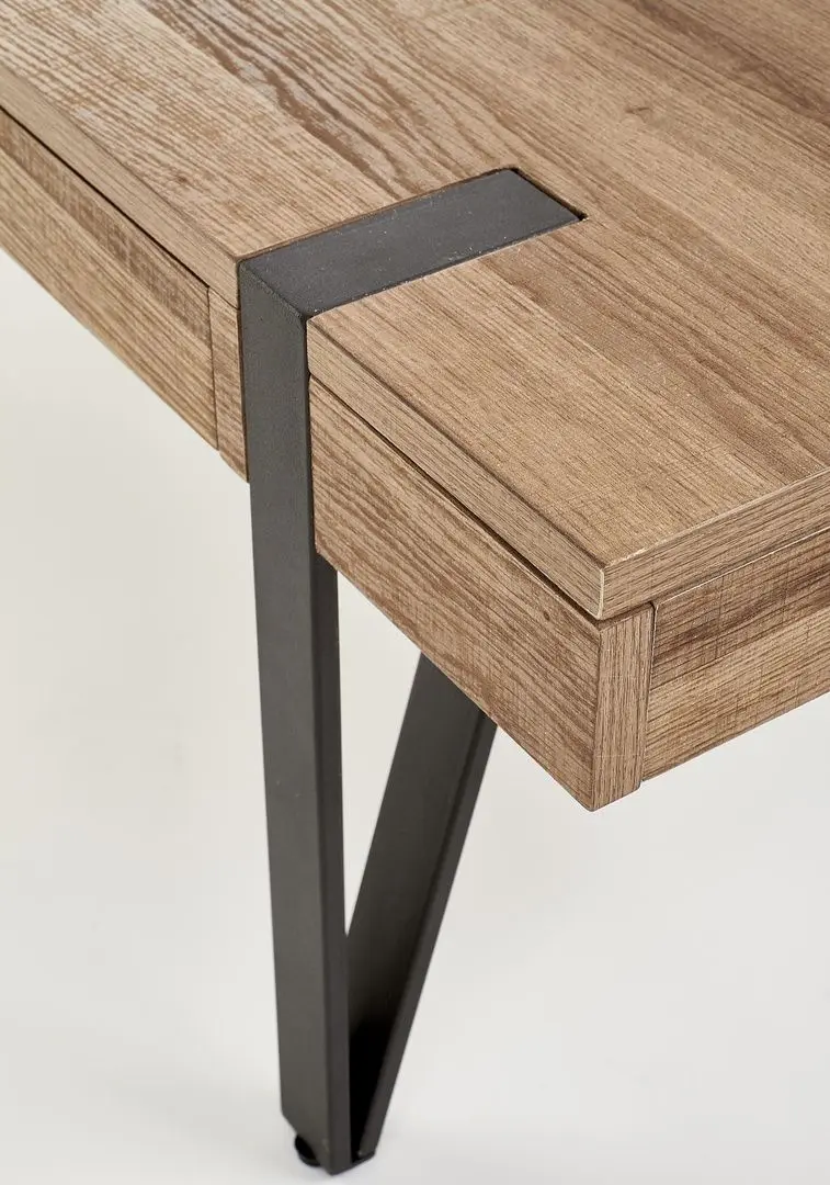 Masa pentru reviste Halmar Tuluza (Walnut Honey/Black)