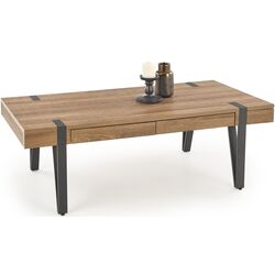 Masa pentru reviste Halmar Tuluza (Walnut Honey/Black)