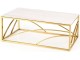 Masa pentru reviste Halmar Universe 2 (White Marble/Gold)